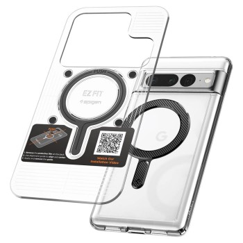 Adaptor Incarcare Wireless la MagSafe - Spigen OneTap Ring Plate Magnetic - Carbon