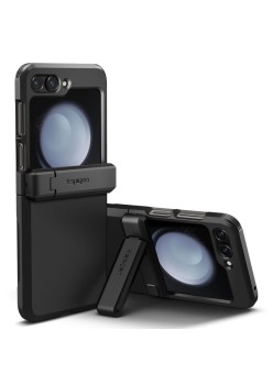 Husa pentru Samsung Galaxy Z Flip5 - Spigen Tough Armor Pro - Black