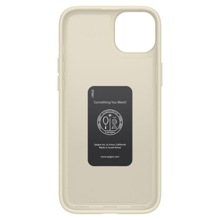 Husa pentru iPhone 15 - Spigen Thin Fit - Mute Beige