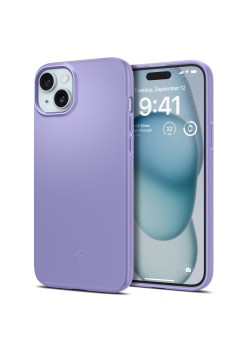 Husa pentru iPhone 15 - Spigen Thin Fit - Iris Purple