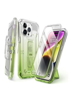 Husa pentru iPhone 15 Pro Max - Supcase Unicorn Beetle Pro - Gradient Green