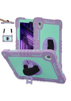 Husa pentru Lenovo Tab M10 HD TB-X306F/TB-X306X - Techsuit StripeShell 360 - Purple
