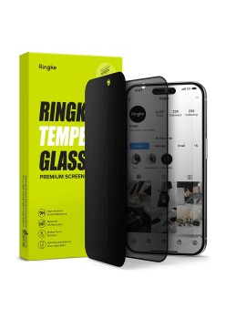 Folie pentru iPhone 15 Pro Max - Ringke Cover Display Tempered Glass - Privacy
