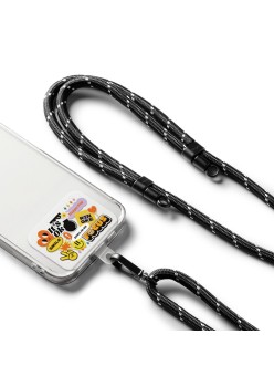 Snur pentru Smartphone - Ringke Focus Design - Black / White