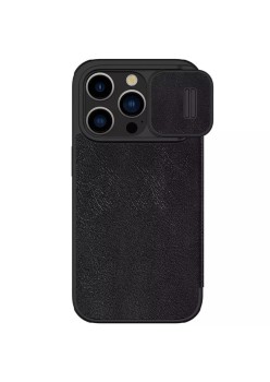 Husa pentru iPhone 15 Pro - Nillkin QIN Pro Leather Case - Black