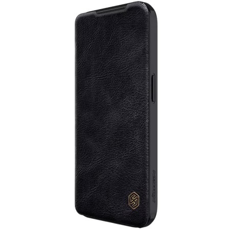Husa pentru iPhone 15 Pro - Nillkin QIN Pro Leather Case - Black