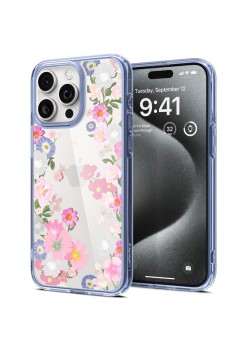 Husa pentru iPhone 15 Pro - Spigen Ultra Hybrid - Blossom