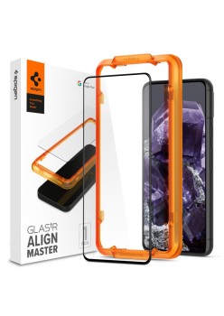 Folie pentru Google Pixel 8 - Spigen Glas.TR Align Master - Black