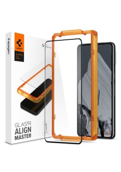 Folie pentru Google Pixel 8 Pro - Spigen Glas.TR Align Master - Black