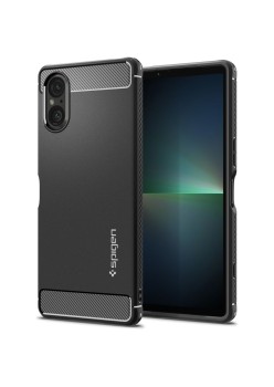 Husa pentru Sony Xperia 5 V Spigen Rugged Armor, Black