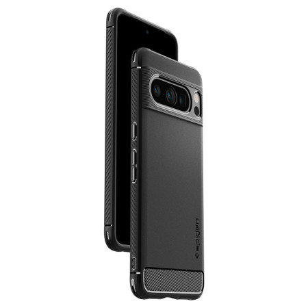 Husa pentru Google Pixel 8 Pro Spigen Rugged Armor, Black