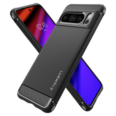 Husa pentru Google Pixel 8 Pro Spigen Rugged Armor, Black