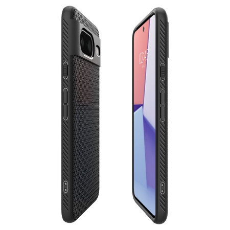 Husa pentru Google Pixel 8 Spigen Liquid Air, Matte Black