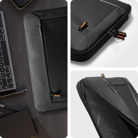 Husa Laptop 15 la16 inch, Spigen Handbag Klasdan KD100, Black