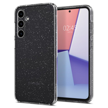 Huse pentru Samsung Galaxy S23 FE, Spigen Liquid Crystal Glitter, Crystal Quartz