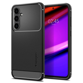 Husa pentru Samsung Galaxy S23 FE, Spigen Rugged Armor, Black