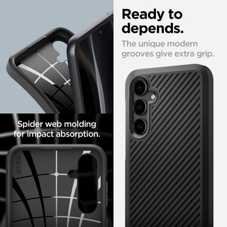 Husa pentru Samsung Galaxy S23 FE Spigen Core Armor, Matte Black
