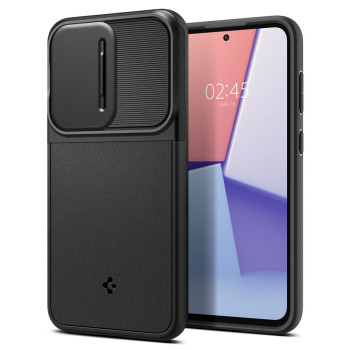 Husa pentru Samsung Galaxy S23 FE, Spigen Optik Armor, Black