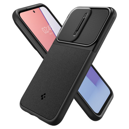 Husa pentru Samsung Galaxy S23 FE, Spigen Optik Armor, Black