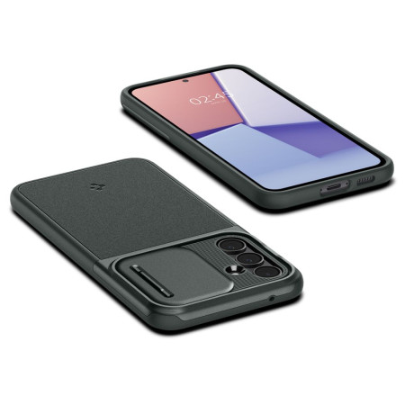 Husa pentru Samsung Galaxy S23 FE Spigen Optik Armor, Abyss Green
