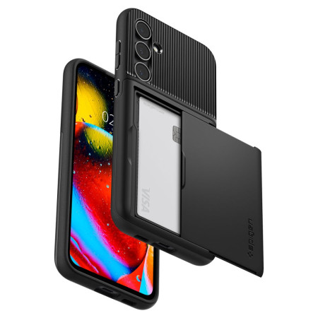 Husa pentru Samsung Galaxy S23 FE, Spigen Slim Armor CS, Black
