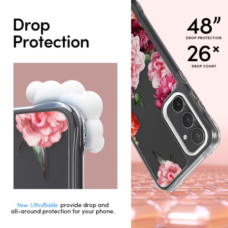 Husa pentru Samsung Galaxy S23 FE, Spigen Cyrill Cecile, Rose Floral