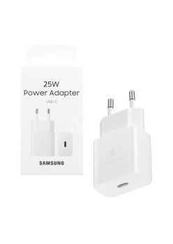 Incarcator Samsung pentru Priza Tip-C, Super Fast Charging, 25W, T2510N EP-T2510NWEGEU, White 