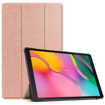 Husa Tableta pentru iPad Pro 11 (2024) - Microfibra, Auto Sleep/Wake, Protectie Antisoc, Rose Gold