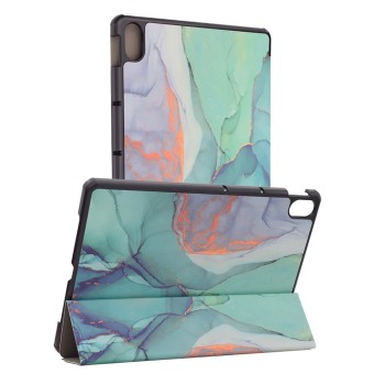 Husa Tableta pentru iPad Pro 13 (2024) FoldPro - Microfibra, Auto Sleep/Wake, Protectie Antisoc, Green Time