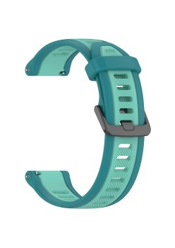 Curea pentru Samsung Galaxy Watch 4/5/Active 2, Huawei Watch GT 3 (42mm)/GT 3 Pro (43mm) - Techsuit Watchband (W053) - Teal Blue