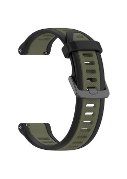 Curea pentru Samsung Galaxy Watch 4/5/Active 2, Huawei Watch GT 3 (42mm)/GT 3 Pro (43mm) - Techsuit Watchband (W053) - Khaki