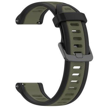 Curea pentru Huawei Watch GT 4 (41mm)/W1/Honor Watch S1/Garmin Venu 2S/Vivoactive 4S - Techsuit Watchband (W053) - Khaki