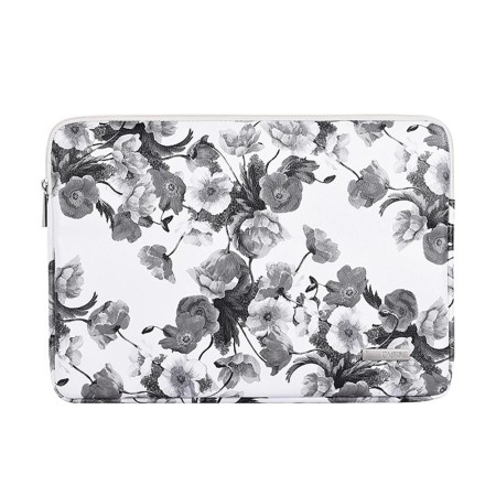 Husa Laptop 13"-14" - CanvasArtisan (G1-01) - Black / White