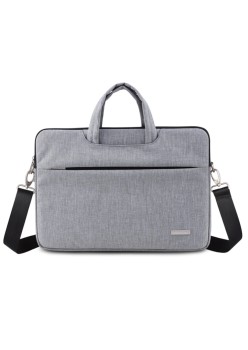 Geanta Laptop 13" - 14" - CanvasArtisan (L3-C12) - Light Gray