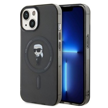 Husa pentru iPhone 15 / iPhone 14 / iPhone 13 - Karl Lagerfeld IML MagSafe (KLHMP14SHFCKNOK) - Ikonik
