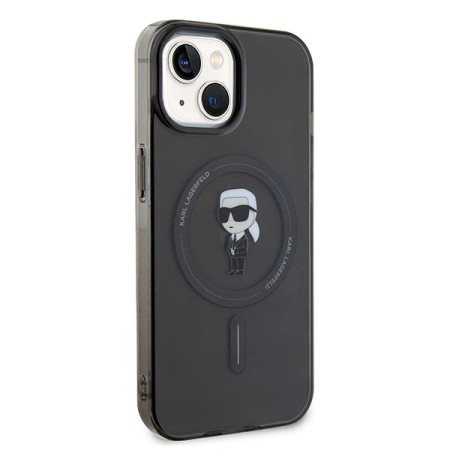 Husa pentru iPhone 15 / iPhone 14 / iPhone 13 - Karl Lagerfeld IML MagSafe (KLHMP14SHFCKNOK) - Ikonik
