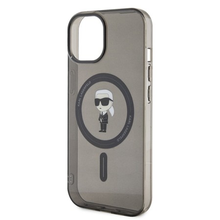 Husa pentru iPhone 15 / iPhone 14 / iPhone 13 - Karl Lagerfeld IML MagSafe (KLHMP14SHFCKNOK) - Ikonik