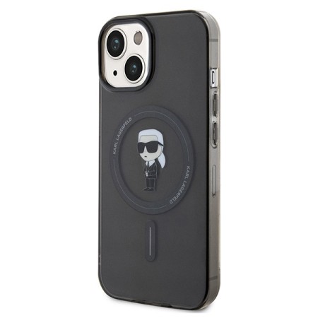 Husa pentru iPhone 15 / iPhone 14 / iPhone 13 - Karl Lagerfeld IML MagSafe (KLHMP14SHFCKNOK) - Ikonik