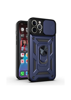 Husa pentru iPhone 12 Pro - Techsuit CamShield Series - Blue